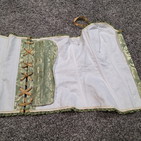 Overbust Corset Floral Design Size 4xl - Picture 5 of 9